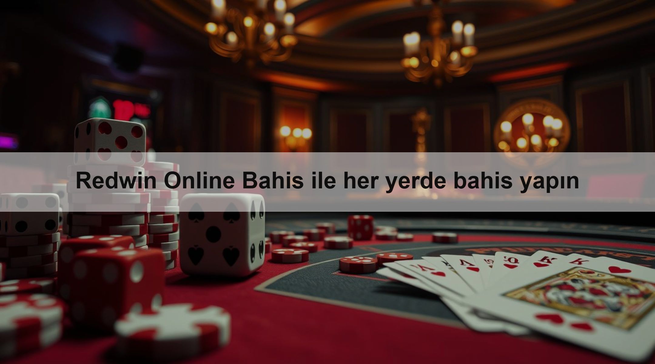 Redwin Online Bahis ile her yerde bahis yapın